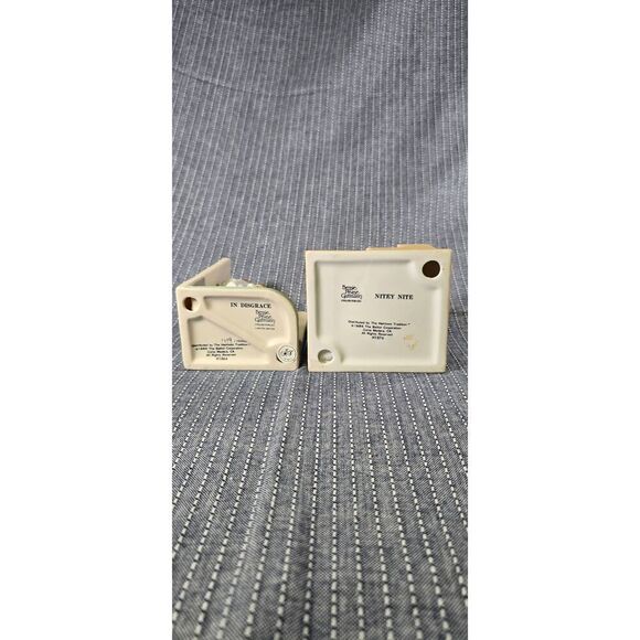 Bessie Pease Gutmann In Disgrace and Nitey Nite1985 Heirloom Tradition Figurine - Picture 6 of 15